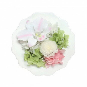 Flowers For Buddha - お供え用(仏花)　お供えアレンジメント　プリザーブドフラワー　星花(せいか)　ピンク　C33320