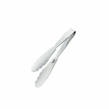 Pasta Tongs - 田辺金具 抗菌耐熱ストッパー付マルチトング ホワイト 235