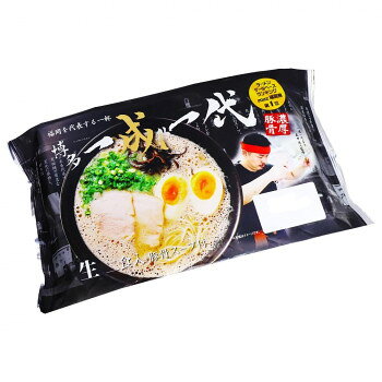 ■北海道・沖縄・離島へのお届けは別途送料を請求させていただきます。 ■製品の仕様・画像・パッケージは、変更される場合があります。 ■当店では在庫をメーカーと共有しており、商品によっては欠品の場合がございます。 　万一、ご注文頂きました商品が欠品の場合はご連絡させていただきます。 ■ご注文確定後のキャンセル不可です。 ■ラッピング（包装）対応不可です。福岡県内でも注目視されている泡系の豚骨スープは、とてもクリーミーで極細麺によく絡みます。コクと旨みが凝縮された、至極の博多ラーメンをご家庭でもぜひ、ご賞味ください。※具材は入っておりません。※品質保持の為、酒精を使用していますので、開封時に多少アルコール臭がしますが、麺をゆでると軽減されますのでご安心してお召し上がりください。お子様、妊娠・授乳中の方、アルコールの弱い方はご注意ください。また、車の運転はお控えください。内容量296g(麺110g×2ヶ・スープ38g×2ヶ)×16個セットサイズ14.8×25×5cm個装サイズ：30.5×44.5×20.0cm重量306g個装重量：5500g素材・材質外装袋、トレー、内装袋、スープ袋:プラ仕様賞味期間：製造日より90日生産国日本 広告文責（ホライズン・03-5843-9512)原材料名称：生ラーメン(袋入 博多ラーメン 一成一代(2食))麺(小麦粉(国内製造)、還元水飴、食塩/酒精、かんすい、加工澱粉、(一部に小麦を含む))スープ(畜肉エキス(国内製造)、豚脂、食塩、砂糖、ポーク風味調味料、たん白加水分解物、しょうゆ、香辛料/調味料(アミノ酸等)、酒精、加工でんぷん、カラメル色素、増粘剤(グァーガム)、香料、(一部に小麦・大豆・豚肉・鶏肉・ゼラチンを含む))アレルギー表示小麦、大豆、鶏肉、豚肉、ゼラチン（原材料の一部に含んでいます）保存方法常温製造（販売）者情報【製造者】株式会社久保田麺業/〒761-2405 香川県丸亀市綾歌町栗熊西1107番地1fk094igrjs