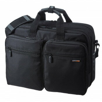 サンワサプライ 3WAYビジネスバッグ 出張用 15.6インチワイド ブラック BAG-3WAY21BK