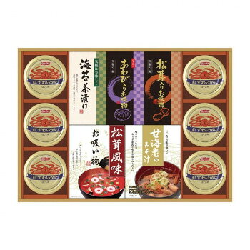 ■北海道・沖縄・離島へのお届けは別途送料を請求させていただきます。 ■製品の仕様・画像・パッケージは、変更される場合があります。 ■当店では在庫をメーカーと共有しており、商品によっては欠品の場合がございます。 　万一、ご注文頂きました商品が欠品の場合はご連絡させていただきます。 ■ご注文確定後のキャンセル不可です。 ■ラッピング（包装）対応不可です。あわび・松茸の贅沢な食材を使用したフリーズドライと松茸風味のお吸い物、紅ずわいがにや海老みそ汁を詰め合わせました。内容量あわび入お吸い物4g、松茸入お吸い物4.2g、丸美屋海苔茶漬け(6g×2袋)、甘海老のみそ汁(7.5g×3袋)、永谷園松茸風味のお吸い物(2.3g×4袋)、紅ずわいがにほぐし身55gサイズ個装サイズ：41×30×4cm重量個装重量：980g仕様賞味期間：製造日より360日セット内容あわび入お吸い物:1袋松茸入お吸い物:1袋丸美屋海苔茶漬け:1箱甘海老のみそ汁:1箱永谷園松茸風味のお吸い物:1箱紅ずわいがにほぐし身:6缶生産国日本 広告文責（ホライズン・03-5843-9512)原材料名称：乾燥スープ、お茶漬け、即席みそ汁、即席お吸いもの、紅ずわいがに水煮(フレーク)【あわび入お吸い物】魚貝エキス調味料(魚貝エキス、しょう油、食塩)、チキン調味料(食塩、デキストリン、チキンパウダー、その他)、食塩、でん粉、ゼラチン、うきみ、具(チンゲン菜(中国産)、鶏卵、あわび、ゆず)/調味料(アミノ酸等)、酸化防止剤(ビタミンE)、香料、香辛料抽出物、カラメル色素、酸味料、(一部に卵・乳成分・小麦・あわび・大豆・鶏肉・ゼラチンを含む)【松茸入お吸い物】しょう油、デキストリン、チキン調味料(食塩、デキストリン、チキンパウダー、その他)、食塩、和風だし調味料、ゼラチン、うきみ、具(みつば(国産)、まつたけ)/増粘剤(加エデンプン、キサンタンガム)、調味料(アミノ酸等)、香料、酸化防止剤(ビタミンE)、酸味料、(一部に小麦・乳成分・ごま・大豆・鶏肉・まつたけ・ゼラチンを含む)【海苔茶漬け】調味顆粒(食塩、乳糖、砂糖、抹茶、でん粉)(国内製造)、乳糖、あられ、のり、抹茶、でん粉/調味料(アミ ノ酸等)、(一部に乳成分を含む)【味噌汁】粉末味噌汁(乳糖、赤味噌、食塩、食物繊維、かつお節、さば節)(国内製造)、甘えび粉末、乾燥わかめ、乾燥ねぎ、乾燥三つ葉/調味料(アミノ酸等)、糊料(プルラン)、炭酸カルシウム、甘味料(アセスルファムK)、(一部に乳成分・えび・大豆・さば・を含む)【松茸風味吸い物】調味顆粒(食塩、砂糖、鰹節粉、鰹エキス、醤油)(国内製造)、ふ、わかめ、乾燥ねぎ/調味料(アミノ酸等)、カラメル色素、香料、酸化防止剤(ビタミンE)、クエン酸、(一部に小麦・大豆を含む)【紅ずわい蟹ほぐし】紅ずわいかに、砂糖、食塩/調味料(アミノ酸等)、リン酸塩(Na)、増粘剤(キサンタン)、酸化防止剤(亜硫酸塩)、(一部にかにを含む)アレルギー表示卵、乳、小麦、えび、かに、あわび、さば、大豆、鶏肉、まつたけ、ゼラチン（原材料の一部に含んでいます）保存方法常温にて保存してください。製造（販売）者情報【あわび入お吸い物・松茸入お吸い物】販売者:シーラック株式会社【海苔茶漬け】販売者:株式会社丸美屋フーズ【松茸風味吸い物】販売者:株式会社永谷園【味噌汁】販売者:株式会社中久製造所:シーラック株式会社【紅ずわい蟹ほぐし】販売者:株式会社ニッスイ製造所:福井缶詰株式会社fk094igrjs
