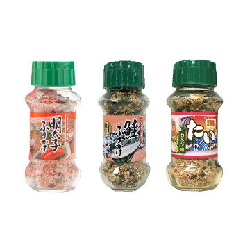 みなり 明太子ふりかけ 85g・鮭ふりかけ 85g・たいふりかけ 85g　各10個セット
