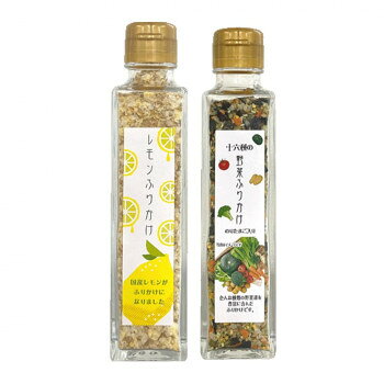 ■北海道・沖縄・離島へのお届けは別途送料を請求させていただきます。 ■製品の仕様・画像・パッケージは、変更される場合があります。 ■当店では在庫をメーカーと共有しており、商品によっては欠品の場合がございます。 　万一、ご注文頂きました商品が欠品の場合はご連絡させていただきます。 ■ご注文確定後のキャンセル不可です。 ■ラッピング（包装）対応不可です。お好みのお料理に振りかけてお召し上がりください。【レモンふりかけ】国産のレモンをふんだんに使ってさわやかなふりかけに仕上げました。唐揚げやサラダ等にかけてお召し上がりください。【十六種の野菜ふりかけ】十六種の野菜(ブロッコリー、南瓜、人参、パセリ、苦瓜、ケール、ゴボウ、レンコン、じゃが芋、グリーンピース、小松菜、セロリ、ほうれん草、トマト、チンゲン菜、モロヘイヤ)を盛り込んだふりかけです。のりとたまごを使用し、お子様にも食べやすい甘みのある味に仕上げてあります。野菜のフレークを使用し、彩り豊かで健康的なイメージ。ほかほかご飯、おむすび、お弁当にふりかけて、お召し上がり下さい。内容量レモンふりかけ(50g)・十六種の野菜ふりかけ(60g)×各15個サイズ個装サイズ：21.7×18.2×26.1cm重量個装重量：8000g仕様賞味期間：製造日より360日生産国日本 広告文責（ホライズン・03-5843-9512)栄養成分栄養成分表(100g当たり)【レモンふりかけ】熱量 : 352kcal　たんぱく質 : 14.7g　脂質 : 7.5g　炭水化物 : 56.3g　食塩相当量 : 16.5g【十六種の野菜ふりかけ】熱量 :367kcal　たんぱく質:11.3g　脂質 :7.6g　炭水化物:63.4g　食塩相当量:11.4g原材料名称：ふりかけ【レモンふりかけ】ポテトフレーク(アメリカ製造、バングラデシュ製造)、ごま、レモン果汁、しょうゆ風味顆粒(食塩、乳糖、粉末しょうゆ、砂糖、その他)、食塩、ぶどう糖、でん粉、砂糖、醤油、デキストリン、鰹節粉末、粉末醤油、酵母エキス、発酵調味料、野菜エキスパウダー、香辛料/調味料(アミノ酸等)、酸味料、加工でん粉、着色料(カラメル、クチナシ)、香料、貝Ca、甘味料(カンゾウ、ステビア、アセスルファムK)、(一部に乳成分・小麦・さば・大豆・ごまを含む)【十六種の野菜ふりかけ】でん粉(国内製造)、ぶどう糖、ポテトフレーク、ごま、食塩、砂糖、ニンジンフレーク、麦芽糖、乾燥卵黄、デキストリン、のり、鰹節粉末、カボチャフレーク、ホウレンソウフレーク、発酵調味料、ほうれん草粉末、混合野菜粉末(大麦若葉、ケール、ブロッコリー、南瓜、その他)、醤油、抹茶、酵母エキス、スピルリナ粉末、あおさ、椎茸、レンコンパウダー、グリーンピース粉末、乾燥小松菜粉末、ゴボウ/調味料(アミノ酸等)、加工でん粉、着色料(カラメル、カロチノイド、クチナシ、紅花黄)、酸化防止剤(V.E)、(一部に卵・小麦・大豆・ごまを含む)アレルギー表示卵、乳、小麦、ごま、さば、大豆（原材料の一部に含んでいます）保存方法直射日光などの高温や多湿を避けて、保存してください。製造（販売）者情報製造者:株式会社みなり広島県東広島市河内町下河内636fk094igrjs
