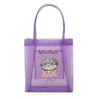 Handbag Type - クスグルジャパン パーラーすずらん堂 ミニトートバッグ ちまきさん柄 パープル 25-8139