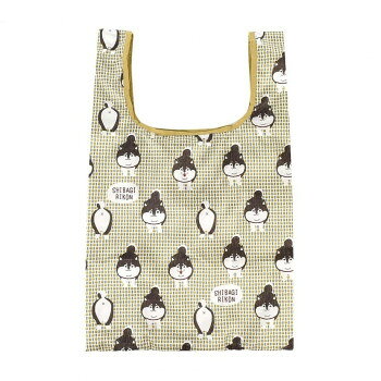 Shopping Bags, Ecology Bags - クスグルジャパン プリントエコバッグ 柴尻君柄 カラシ 25-8180