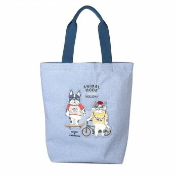 ■北海道・沖縄・離島へのお届けは別途送料を請求させていただきます。 ■製品の仕様・画像・パッケージは、変更される場合があります。 ■当店では在庫をメーカーと共有しており、商品によっては欠品の場合がございます。 　万一、ご注文頂きました商品が欠品の場合はご連絡させていただきます。 ■ご注文確定後のキャンセル不可です。 ■ラッピング（包装）対応不可です。人気の定番トートバッグ。肩から掛けられる長めの持ち手があります。前側と後ろ側の柄のイメージがガラリと変わります。※商品の画像は光の照射や角度、お使いのPC環境により実物と色味が異なる場合がございます。サイズタテ40×ヨコ底27×マチ底12cm、持ち手長さ:50cm個装サイズ：40×27×12cm重量個装重量：250g素材・材質ポリエステル65%　綿35%(裏布)ポリエステル100%仕様●バッグ口/マグネット釦あき生産国中国 広告文責（ホライズン・03-5843-9512)fk094igrjs