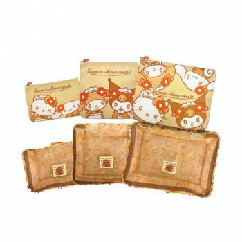 Rakuten - 畑山商事 サンリオ マルチ収納6点セット ほうじ茶 サンリオキャラクターズ 33203714
