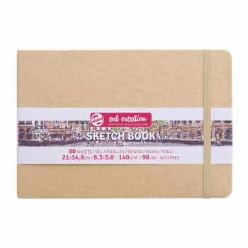 Sketchbook - ターレンス アートクリエーションスケッチブック　クラフトペーパー　21×15CM　T9314-435M 452442