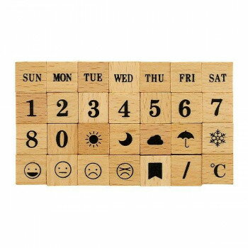 こどものかお プチ文字スタンプセット 1234-018