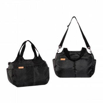 Mother'S Bags - Hanna Hula(ハンナフラ) マザーズバッグ 2WAYマシュマロトートバッグ ブラック CMO-MM-BK