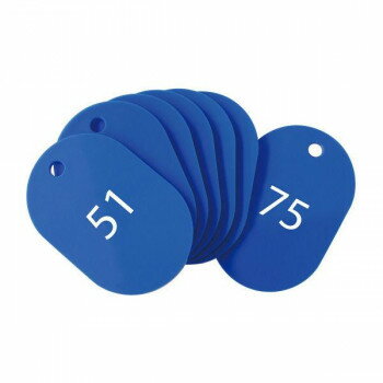 乐天商城 - オープン工業 スチロール番号札 大 51〜75 青 BF-52-BU