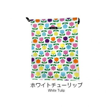 Hanna Hula(ハンナフラ) 消臭巾着　Lサイズ ホワイトチューリップ CDS-L