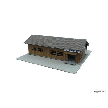 ■北海道・沖縄・離島へのお届けは別途送料を請求させていただきます。 ■製品の仕様・画像・パッケージは、変更される場合があります。 ■当店では在庫をメーカーと共有しており、商品によっては欠品の場合がございます。 　万一、ご注文頂きました商品が欠品の場合はご連絡させていただきます。 ■ご注文確定後のキャンセル不可です。 ■ラッピング（包装）対応不可です。手のひらサイズの可愛い「駅舎」のキットです。みにちゅあーとキットは、細部まで精密にレーザーカットされたカラー硬質紙を貼り重ねて組み立てればOK。色付きの厚紙なので塗装することもなく精巧な模型が完成します。完成した模型は、とても紙とは思えない、しっかりとした質感、強度を持っています。おまけにベンチが4台、駅名看板が2台付いています。※みにちゅあーとキットはキット商品です。完成品ではございません。サイズ本体:W74×D39×H24mm、ベース:74×74mm個装サイズ：18.1×10.4×0.3cm重量個装重量：18g仕様対象年齢:12才以上組み立て所要時間:約2時間スケール:1/220セット内容駅舎-2キット組み立て説明書生産国日本 広告文責（ホライズン・03-5843-9512)fk094igrjs