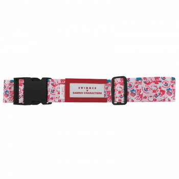 三金商事 SWIMMER×SANRIO スーツケースベルト ピンク SS0153
