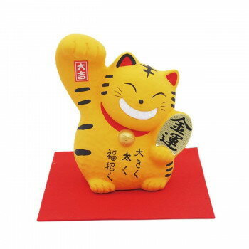 Ornaments - M7896 大福招き猫 萬古焼置物