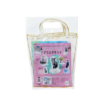 ■北海道・沖縄・離島へのお届けは別途送料を請求させていただきます。 ■製品の仕様・画像・パッケージは、変更される場合があります。 ■当店では在庫をメーカーと共有しており、商品によっては欠品の場合がございます。 　万一、ご注文頂きました商品が欠品の場合はご連絡させていただきます。 ■ご注文確定後のキャンセル不可です。 ■ラッピング（包装）対応不可です。レジンでアクスタが作れる商品が入ったキットです。詳しい作り方が載っている冊子付き。オシャレなバッグ型の袋でギフトにもオススメです。【用意するもの】・エンボスヒーターまたはドライヤー・写真やイラストのプリント・封入パーツ※別途、UV-LEDライト用のUSB電源アダプタ(DC5.0V≒1.0A)等をご用意ください。サイズW205×H290×D60mm個装サイズ：21×29×6cm重量240g個装重量：240g仕様第4類第3石油類、危険等級IIIセット内容UV-LEDレジン太陽の雫30g、UV-LEDハンディライト3、クリアボード(ライナーモールド2本付き)、ホワイトマットシール、スタンドジョインター(固定タイプ)、調色スティック、作り方説明書生産国日本 広告文責（ホライズン・03-5843-9512)fk094igrjs