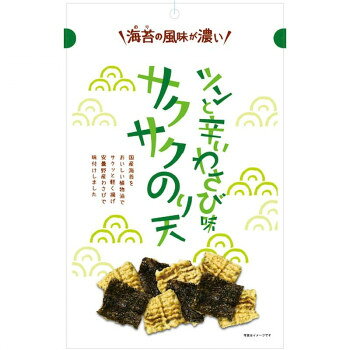 まるか食品　ツンと辛いわさび サクサクのり天　60g 48個入