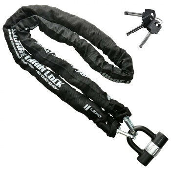 リード工業 SQUARE CHAIN LOCK スクエア チェーンロック ブラック LC-405A