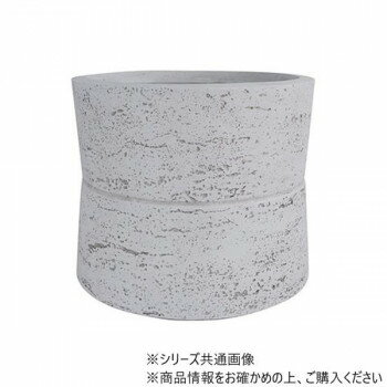 ■北海道・沖縄・離島へのお届けは別途送料を請求させていただきます。 ■製品の仕様・画像・パッケージは、変更される場合があります。 ■当店では在庫をメーカーと共有しており、商品によっては欠品の場合がございます。 　万一、ご注文頂きました商品が欠品の場合はご連絡させていただきます。 ■ご注文確定後のキャンセル不可です。 ■ラッピング（包装）対応不可です。多孔質の肌合いと、中央がくびれたモダンな造形美です。※こちらの商品の発送先は法人様限定となり、個人宅様への発送はできません。※北海道・沖縄・離島への送料は別途お見積となります。※ハンドメイドの為、サイズ・色が多少異なる場合がございます。※吸水性が高い素材のため寒冷地での凍害の恐れのある場所でのご利用はお薦めしません。※素材の特性により表面が白くなる白華現象や、乾燥収縮などによるクラック、塗装剥がれが発生する場合がございます。あらかじめご了承ください。サイズ外寸:φ42.5×H37cm、内寸:φ37×H36cm個装サイズ：43×43×37cm重量7.5kg個装重量：7500g素材・材質ファイバークレイ仕様容量:35L穴:あり生産国中国 広告文責（ホライズン・03-5843-9512)fk094igrjs