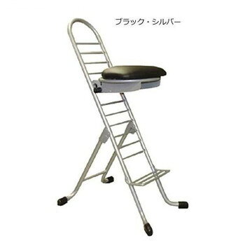 ルネセイコウ　プロワークチェアラウンド　日本製　完成品　PW-700R　ブラック・シ...