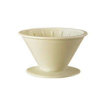 西海陶器 エッセンス es dripper ドリッパー 黄磁釉 19592