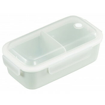 オーエスケー PLC Pale color ランチボックス(仕切付) HPC-550D 550ml グリーン