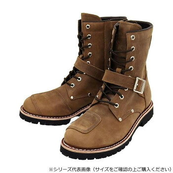 ■北海道・沖縄・離島へのお届けは別途送料を請求させていただきます。 ■製品の仕様・画像・パッケージは、変更される場合があります。 ■当店では在庫をメーカーと共有しており、商品によっては欠品の場合がございます。 　万一、ご注文頂きました商品が欠品の場合はご連絡させていただきます。 ■ご注文確定後のキャンセル不可です。 ■ラッピング（包装）対応不可です。堅牢なグッドイヤー製法で優れた通気性。バックル付ベルトで足をしっかり固定が可能です。サイドにファスナーを搭載で脱ぎ履ぎがスムーズに行えます。甲部分の左右内側にバイカーにはうれしいシフトガードを搭載しています。※掲載画像の色味は、撮影状況や光の当たり具合、またご覧になる環境(モニター・スマホ画面)により、実物と異なって見える場合がございます。※サイズは、製品の生地や織りなどの特性により、多少の誤差はございます。予めご了承ください。※画像の商品はサンプルです。実際の商品では、仕様・加工等若干異なる場合がございます。サイズ27.5cm個装サイズ：30.0×20.0×20.0cm重量個装重量：1000g素材・材質甲皮の使用材:牛革裏生地:豚革・コットン底材の種類:ゴム底仕様性別:MEN生産国中国 広告文責（ホライズン・03-5843-9512)fk094igrjs
