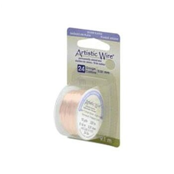 Embroidery - Artistic Wire(アーティスティックワイヤー) ローズゴールド 0.5mm×約9.1m 24