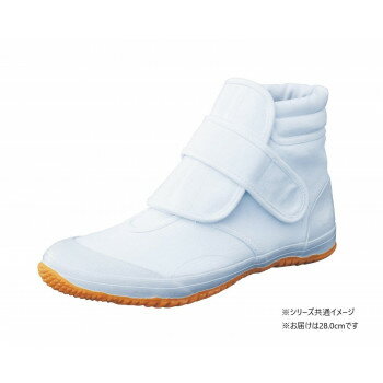 福山ゴム工業　作業靴　 トラサン 6　28.0cmホワイト（品番：EE42800）