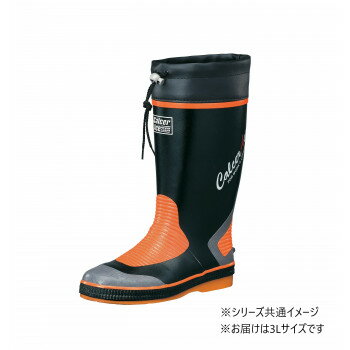 Rakuten - 福山ゴム工業　長靴　 カルサーエース S-800 3Lブラック（品番：AA97200）