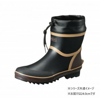 福山ゴム工業　作業靴　 Gレックス 5　24.0cmブラック（品番：AA75300）