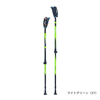 ■北海道・沖縄・離島へのお届けは別途送料を請求させていただきます。 ■製品の仕様・画像・パッケージは、変更される場合があります。 ■当店では在庫をメーカーと共有しており、商品によっては欠品の場合がございます。 　万一、ご注文頂きました商品が欠品の場合はご連絡させていただきます。 ■ご注文確定後のキャンセル不可です。 ■ラッピング（包装）対応不可です。振動を吸収するサイレンサー付き。ポール記載の身長メモリに合わせるだけで、簡単に目安の長さに調整することができます。ポールにはマグネットで連結できるジョイントを標準装備で、ワンタッチで束ねることができます。シャフトのグリップ根本部分が曲がっていることによりポールを地面につく手の角度に自然にフィットします。長く歩いても手が疲れにくく、スイスイと歩くことができます。【イージーラップストラップ】ベルクロで簡単に手にフィット!手をしっかりと包み込む。取り外して洗う事ができ、清潔に保つことができる。右手用はオレンジ色、左手用は黒色と、左右がわかりやすい。【エッググリップ】手の中ですっぽりと収まる。自然な手の引っ掛かりを感じることができるため、無理のない自然な手の形で握ることができる。大きな受けに手を乗せる安定構造。握力に自信の無い方でも安心。力の伝達をサポートし、力みを軽減。【ラバーパッド　フィット型】接地面積1.8倍の安心先ゴム。ポールの突き角度に合わせて地面に追従する首振り設計で、広い接地面積を確保、突き損じや滑りを軽減。【自然体グリップ(シニア向け)】指に引っかかるウィング。親指をグリップ上部に乗せることができる形状。指に引っかかるウィングで握力が弱い方でも安心して持つことが出来ます。※身長は体格に個人差がございますので、あくまでも目安となります。サイズ調節範囲:約87〜117cm、最短時収納サイズ:約88cm個装サイズ：88×20×20cm重量約285g/本個装重量：600g素材・材質シャフト:アルミグリップ:ナイロン、エラストマーストラップ:ポリエステル、ポリプロピレンマグジョイント:TPU、シリコン、磁石仕様SGマーク取得済2段収縮タイプ対応身長:約138〜185cmセット内容2本組生産国中国 広告文責（ホライズン・03-5843-9512)fk094igrjs