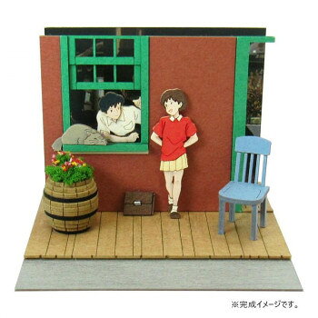 ■北海道・沖縄・離島へのお届けは別途送料を請求させていただきます。 ■製品の仕様・画像・パッケージは、変更される場合があります。 ■当店では在庫をメーカーと共有しており、商品によっては欠品の場合がございます。 　万一、ご注文頂きました商品が欠品の場合はご連絡させていただきます。 ■ご注文確定後のキャンセル不可です。 ■ラッピング（包装）対応不可です。青い椅子、樽に植えられたお花も地球屋にぴったりです。店内の様子も詳しく表現します。※写真の色調はご使用のモニターの機種や設定により、実際の商品の色味と異なる場合があります。サイズW60×D60×H60mm個装サイズ：6.0×6.0×6.0cm重量個装重量：35g仕様組み立て所要時間:約2時間〜(C)1995 Aoi Hiiragi / Shueisya - Studio Ghibli - NH対象年齢:12歳以上セット内容レーザーシート×14、ベース×1、印刷シート×1、スポンジ×1、色砂×1、組み立て説明書生産国日本 広告文責（ホライズン・03-5843-9512)fk094igrjs