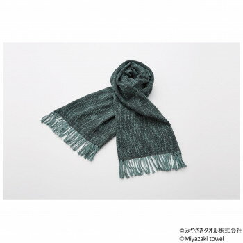 みやざきタオル 今治マフラー マッフル 160cm×34cm No.3 ブルーグレー