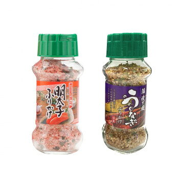 ■北海道・沖縄・離島へのお届けは別途送料を請求させていただきます。 ■製品の仕様・画像・パッケージは、変更される場合があります。 ■当店では在庫をメーカーと共有しており、商品によっては欠品の場合がございます。 　万一、ご注文頂きました商品が欠品の場合はご連絡させていただきます。 ■ご注文確定後のキャンセル不可です。 ■ラッピング（包装）対応不可です。あたたかいご飯におむすび、お弁当にふりかけて、お召し上がりください。【明太子ふりかけ】ごはんのともとして定評のある明太子(すけとうだらの卵)をふりかけにしました。【国産うなぎふりかけ】うなぎの蒲焼をイメージさせる味付けで、うなぎと香ばしいたれ風味のふりかけです。内容量明太子ふりかけ(85g)・国産うなぎふりかけ(75g)×各15個サイズ個装サイズ：34.8×17.2×43.5cm重量個装重量：12000g仕様賞味期間：製造日より360日生産国日本 広告文責（ホライズン・03-5843-9512)栄養成分栄養成分表(100g当たり)【明太子ふりかけ】熱量:322kcal、たんぱく質:8.8g、脂質:0.6g、炭水化物:70.4g、食塩相当量:13.5g【国産うなぎふりかけ】熱量:353kcal、たんぱく質:17.2g、脂質:2.9g、炭水化物:64.4g、食塩相当量:8.9g原材料名称：ふりかけ【明太子ふりかけ】でん粉(国内製造)、ぶどう糖、ポテトフレーク、食塩、パン粉、発酵調味料、青のり風味顆粒、辛子明太子、オキアミエキス、砂糖、醤油、のり、香辛料、鰹節粉末、デキストリン、鰹エキス粉末、トマトパウダー、かつお風味調味料、蛋白加水分解物/加工でん粉、調味料(アミノ酸等)、着色料(カロチノイド、ラック、紅麹、カラメル)、香料、酸味料、香辛料、甘味料(ステビア、カンゾウ)、(一部に乳成分・小麦・大豆を含む)【国産うなぎふりかけ】ポテトフレーク(アメリカ製造、バングラデシュ製造)、粒状大豆たん白、ぶどう糖、でん粉、蒲焼のたれ(しょうゆ、砂糖、水飴、発酵調味料、食塩)、砂糖、食塩、醤油、乾燥卵黄、煮干イワシ粉末、かば焼きシーズニング、うなぎ蒲焼(うなぎ(国産)、しょうゆ、みりん、発酵調味料、砂糖)、のり、粉末醤油、発酵調味料、デキストリン、酵母エキス/調味料(アミノ酸等)、加工でん粉、着色料(カラメル、クチナシ)、グリセリン、貝Ca、香料、微粒二酸化ケイ素、甘味料(ステビア、カンゾウ、アセスルファムK)、V.B1、酸化防止剤(V.E)、(一部に卵・小麦・大豆・ゼラチンを含む)アレルギー表示卵、乳、小麦、大豆、ゼラチン（原材料の一部に含んでいます）保存方法直射日光などの高温や多湿を避けて、保存してください。製造（販売）者情報製造者:株式会社みなり広島県東広島市河内町下河内636fk094igrjs