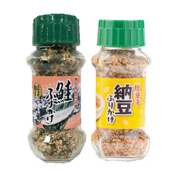 みなり 鮭ふりかけ 85g・唐辛子納豆ふりかけ 90g　各15個セット