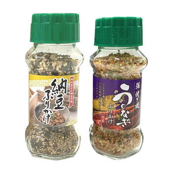 ■北海道・沖縄・離島へのお届けは別途送料を請求させていただきます。 ■製品の仕様・画像・パッケージは、変更される場合があります。 ■当店では在庫をメーカーと共有しており、商品によっては欠品の場合がございます。 　万一、ご注文頂きました商品が欠品の場合はご連絡させていただきます。 ■ご注文確定後のキャンセル不可です。 ■ラッピング（包装）対応不可です。あたたかいご飯におむすび、お弁当にふりかけて、お召し上がりください。【納豆ふりかけ】納豆の粘り・風味をいかしたふりかけです。FD納豆を使用し、鰹・胡麻・海苔で風味を高めています。【国産うなぎふりかけ】うなぎの蒲焼をイメージさせる味付けで、うなぎと香ばしいたれ風味のふりかけです。内容量納豆ふりかけ(85g)・国産うなぎふりかけ(75g)×各15個サイズ個装サイズ：34.8×17.2×43.5cm重量個装重量：12000g仕様賞味期間：製造日より360日生産国日本 広告文責（ホライズン・03-5843-9512)栄養成分栄養成分表(100g当たり)【納豆ふりかけ】熱量:427kcal、たんぱく質:23g、脂質:19g、炭水化物:40g、食塩相当量:10.6g【国産うなぎふりかけ】熱量:353kcal、たんぱく質:17.2g、脂質:2.9g、炭水化物:64.4g、食塩相当量:8.9g原材料名称：ふりかけ【納豆ふりかけ】炒りごま(国内製造)、納豆、でん粉、食塩、砂糖、ぶどう糖、鰹節粉末、発酵調味料、鰹削り節、のり、あおさ、蛋白加水分解物、デキストリン、ナンプラー、粉末醤油、かつおエキス粉末、醤油、鰹節エキス、酵母エキス、野菜エキス、魚介エキス/加工でん粉、酸化防止剤(V.E)、(一部に小麦・大豆・豚肉・ゼラチン・ごまを含む)【国産うなぎふりかけ】ポテトフレーク(アメリカ製造、バングラデシュ製造)、粒状大豆たん白、ぶどう糖、でん粉、蒲焼のたれ(しょうゆ、砂糖、水飴、発酵調味料、食塩)、砂糖、食塩、醤油、乾燥卵黄、煮干イワシ粉末、かば焼きシーズニング、うなぎ蒲焼(うなぎ(国産)、しょうゆ、みりん、発酵調味料、砂糖)、のり、粉末醤油、発酵調味料、デキストリン、酵母エキス/調味料(アミノ酸等)、加工でん粉、着色料(カラメル、クチナシ)、グリセリン、貝Ca、香料、微粒二酸化ケイ素、甘味料(ステビア、カンゾウ、アセスルファムK)、V.B1、酸化防止剤(V.E)、(一部に卵・小麦・大豆・ゼラチンを含む)アレルギー表示卵、小麦、ごま、大豆、豚肉、ゼラチン（原材料の一部に含んでいます）保存方法直射日光などの高温や多湿を避けて、保存してください。製造（販売）者情報製造者:株式会社みなり広島県東広島市河内町下河内636fk094igrjs