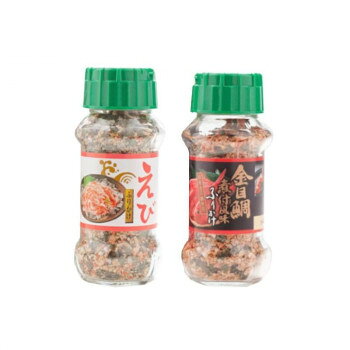 ■北海道・沖縄・離島へのお届けは別途送料を請求させていただきます。 ■製品の仕様・画像・パッケージは、変更される場合があります。 ■当店では在庫をメーカーと共有しており、商品によっては欠品の場合がございます。 　万一、ご注文頂きました商品が欠品の場合はご連絡させていただきます。 ■ご注文確定後のキャンセル不可です。 ■ラッピング（包装）対応不可です。えびふりかけは、海老と鰹節・のり・ごま等とブレンドした、海老の風味豊かなふりかけです。金目鯛煮付け風味ふりかけは、国産の金目鯛を使用した甘辛い煮付け風味のふりかけです。ほかほかご飯、おむすび、お弁当にふりかけてお召し上がりください。内容量えびふりかけ:85g/個、金目鯛煮付け風味ふりかけ:80g/個サイズ個装サイズ：34.8×17.2×43.5cm重量2475g個装重量：12000g仕様賞味期間：製造日より360日セット内容えびふりかけ:85g×15個金目鯛煮付け風味ふりかけ:80g×15個生産国日本 広告文責（ホライズン・03-5843-9512)栄養成分(100g当たり)えびふりかけ:熱量:387kcal、たんぱく質:18.4g、脂質:12.5g、炭水化物:50.1g、食塩相当量:10.7g金目鯛煮付け風味ふりかけ:熱量:376kcal、たんぱく質:11.7g、脂質:6.4g、炭水化物:68.0g、食塩相当量:7.9g原材料名称：ふりかけ【えびふりかけ】炒りごま(国内製造)、海老風味顆粒(コーンスターチ、乳糖、その他)、ポテトフレーク、あみえび、ぶどう糖、鰹風味顆粒(乳糖、食塩、鰹節粉末、砂糖、その他)、脱脂小麦胚芽、めんたいこ顆粒(食塩、乳糖、砂糖、澱粉、その他)、のり、食塩、あおさ、醤油、でん粉、砂糖、デキストリン、トマトパウダー/調味料(アミノ酸等)、加工でん粉、卵殻Ca、着色料(カロチノイド、ラック、カラメル、紅麹)、貝Ca、酸化防止剤(V.E)、甘味料(ステビア、カンゾウ)、(一部に卵・乳成分・小麦・えび・大豆・豚肉・ごまを含む)【金目鯛煮付け風味ふりかけ】ポテトフレーク(アメリカ製造、バングラデシュ製造)、ぶどう糖、でん粉、ごま、醤油、食塩、砂糖、粒状大豆たん白、金目鯛(国産)、鰹節粉末、粉末醤油、のり、デキストリン、発酵調味料、トマトパウダー、香辛料、野菜エキスパウダー/加工でん粉、調味料(アミノ酸等)、着色料(カラメル、カロチノイド、ラック)、貝Ca、甘味料(カンゾウ、ステビア、アセスルファムK)、(一部に小麦、大豆、ごまを含む)アレルギー表示卵、乳、小麦、えび、ごま、大豆、豚肉（原材料の一部に含んでいます）保存方法直射日光などの高温や多湿を避けて、保存してください。製造（販売）者情報製造者:株式会社みなり/広島県東広島市河内町下河内636fk094igrjs