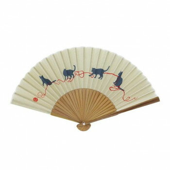■北海道・沖縄・離島へのお届けは別途送料を請求させていただきます。 ■製品の仕様・画像・パッケージは、変更される場合があります。 ■当店では在庫をメーカーと共有しており、商品によっては欠品の場合がございます。 　万一、ご注文頂きました商品が欠品の場合はご連絡させていただきます。 ■ご注文確定後のキャンセル不可です。 ■ラッピング（包装）対応不可です。シックな色合いにかわいさもあり、大人かわいい扇子です。プレゼントにもおすすめです。【商品に関しまして】※柄物は商品により柄、模様の出方が、掲載商品画像と現物で異なる場合がございます。※塗骨・染骨、手描き・手染めの扇面は色落ちすることがあり、場合によっては他の物を汚す恐れがあります。※商品の性質上、骨折れなどの破損によるケガにご注意ください。・商品の写真は、なるべく実物に近い状態になるよう努力しておりますが、光の具合やパソコンのモニターの種別、環境によっては、見え方が実際のものと多少異なって見える場合もございますので、ご了承ください。サイズ約21cm個装サイズ：21×3×1cm重量個装重量：200g素材・材質扇面:綿/扇骨:竹生産国中国 広告文責（ホライズン・03-5843-9512)fk094igrjs