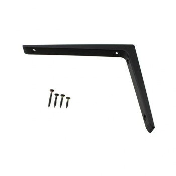 乐天商城 - ハイロジック アルミ棚受　200×250mm　ブラック　1本入　98179