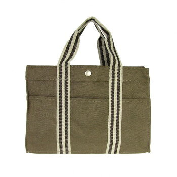 Shopping Bags, Ecology Bags - 優美社　3839-01　O.F.S （オーエフエス） ライン手提げ ブラウン