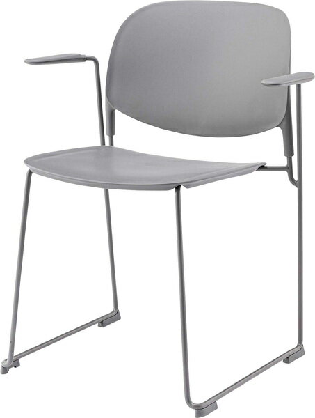 アームチェア チェア ダイニングチェア デスクチェア コーデュロイ スチール 粉体塗装 シンプル モダン 北欧風 カフェ風 リビング ダイニング 書斎 椅子 家具 インテリア グレー