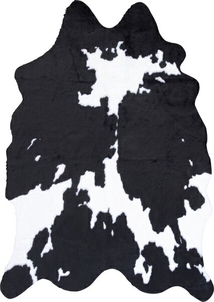 ラグ ウシ ジャングル アニマル柄 牛柄 牛柄調 オシャレ ラグマット デザインラグ アフリカンパング フ..