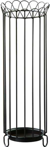 傘立て アンブレラスタンド スチール シンプル モダン 北欧風 カフェ風 省スペース スクエア コンパクト 玄関 エントランス オフィス 店舗 ロビー ブラウン