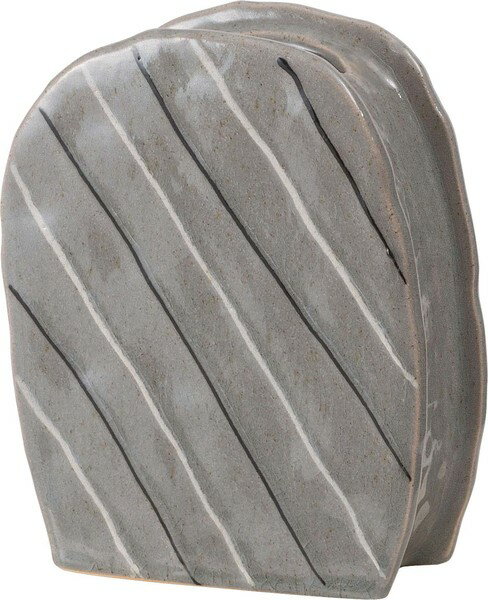 フラワーベース 花瓶 花びん か グレー