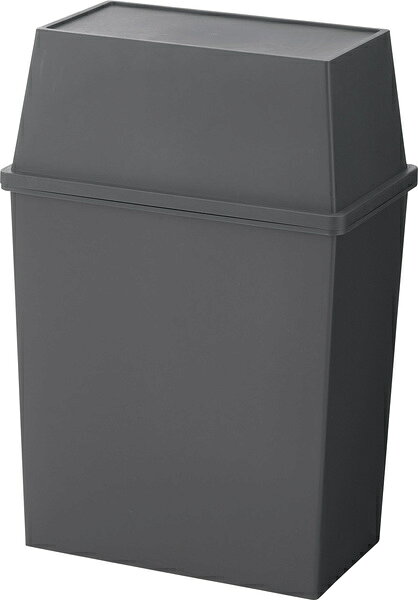 スタッキングペール45L ワイド スタッキングペール ごみ箱 30L キッチン リビング デスク回り 壁面設置 スリム キャスター付き スタッキング可 蓋ストッパー バネ付き自動閉まり 袋止め付き ポリプロピレン 日本製 省スペース 分別収納 ブラウン [2]