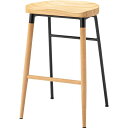 カウンターチェア 約幅41.5×奥行42×高さ65cm ブラック ハイスツール リビング インテリア家具 組立品