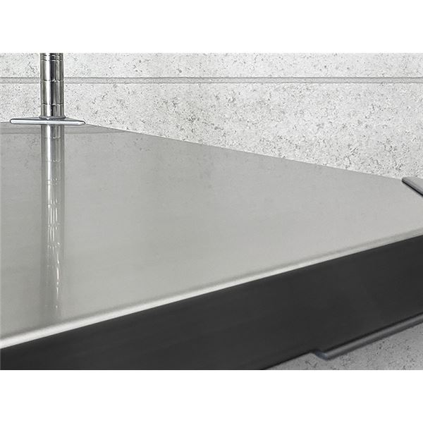 ステンレス シェルフ 46×150cm 3段 H120cm 日本製 耐錆 耐薬性 耐久性 冷蔵 冷凍 高温多湿対応 収納棚 オープンラック 組立式 [2]