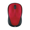 ロジクール ワイヤレスマウス M235sn レッド M235snRD 1個