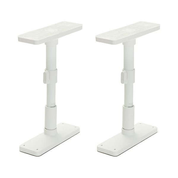 （まとめ） 平安伸銅工業家具転倒防止突っ張り棒 27-35cm マットホワイト UEQ-27W 1パック（2本） 【×3セット】